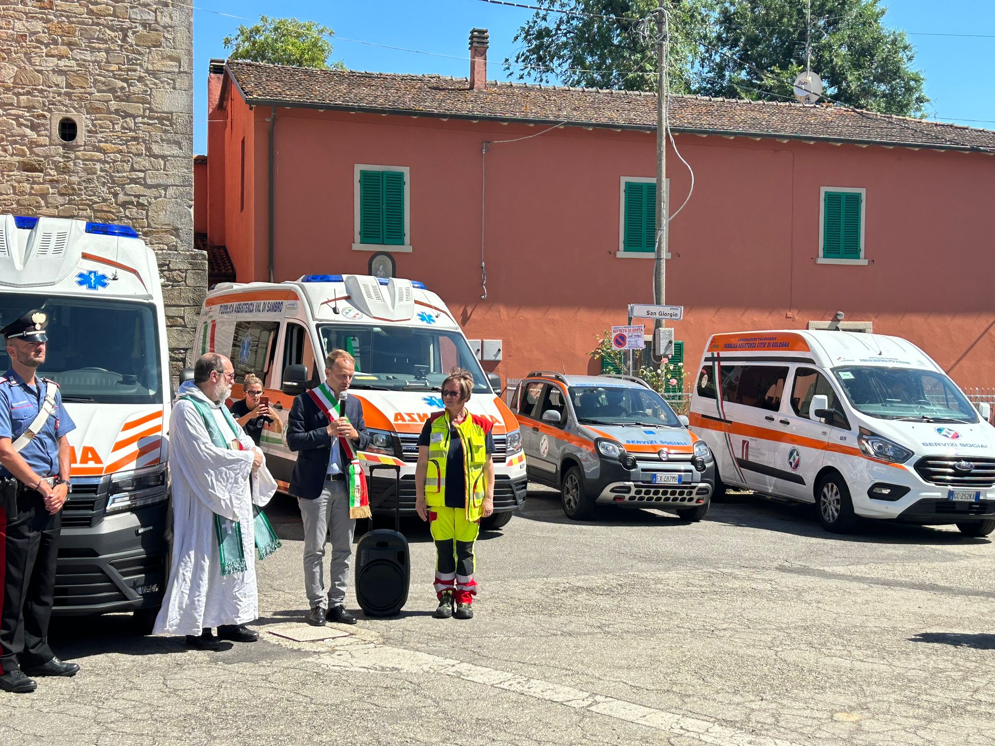 Inaugurazione mezzi PA San Benedetto Val di Sambro