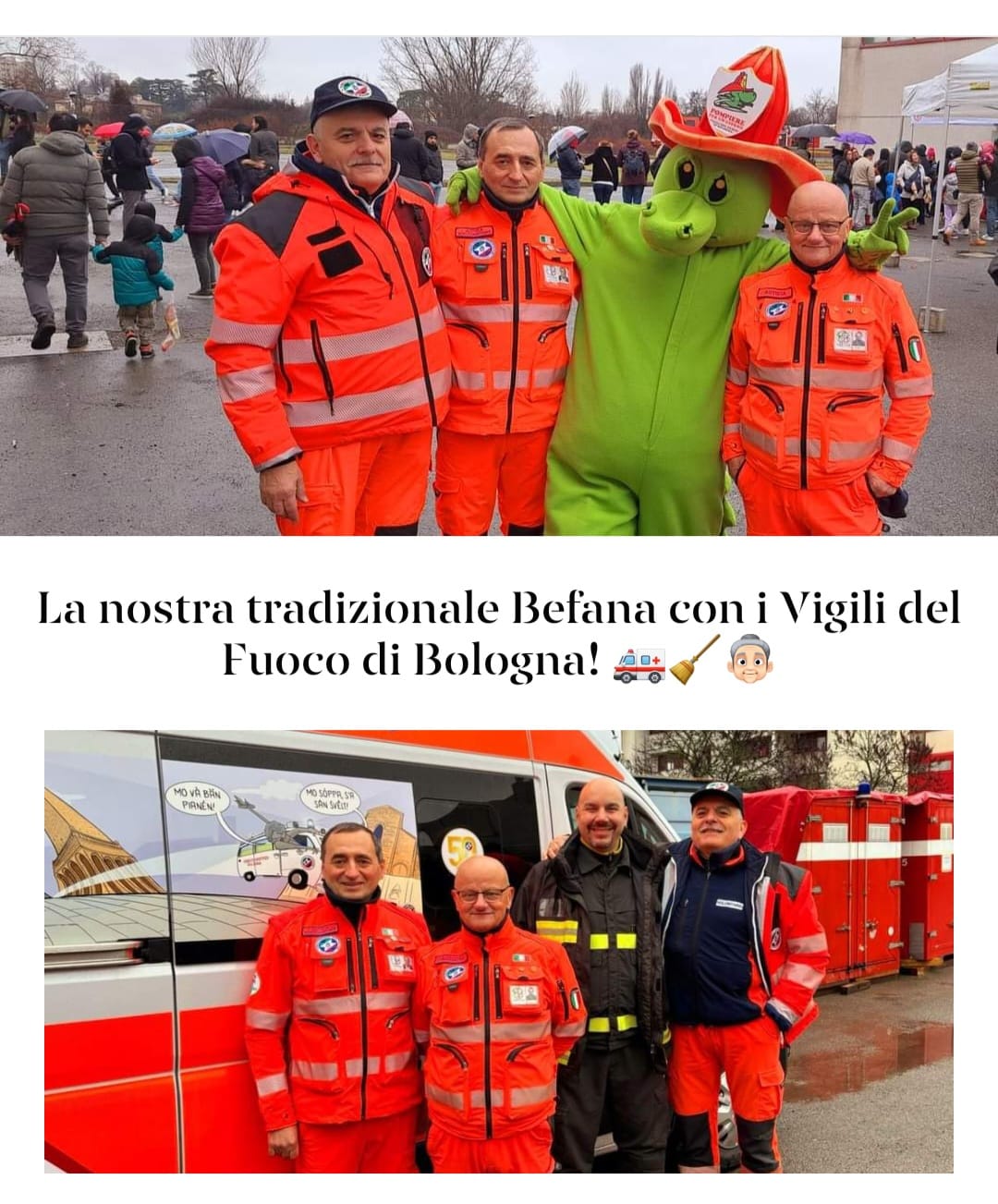 Befana con i Vigili del Fuoco!