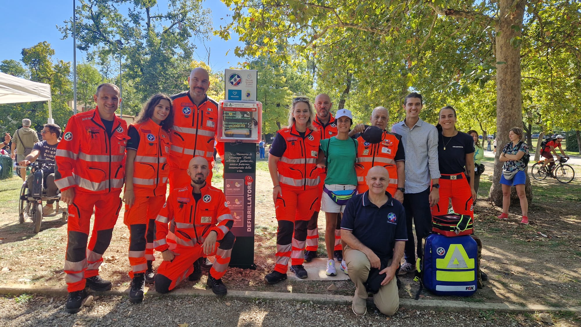 Inaugurazione 3 DAE ai Giardini Margherita